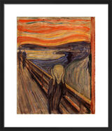 The Scream Framed Art Print by Edvard Munch
