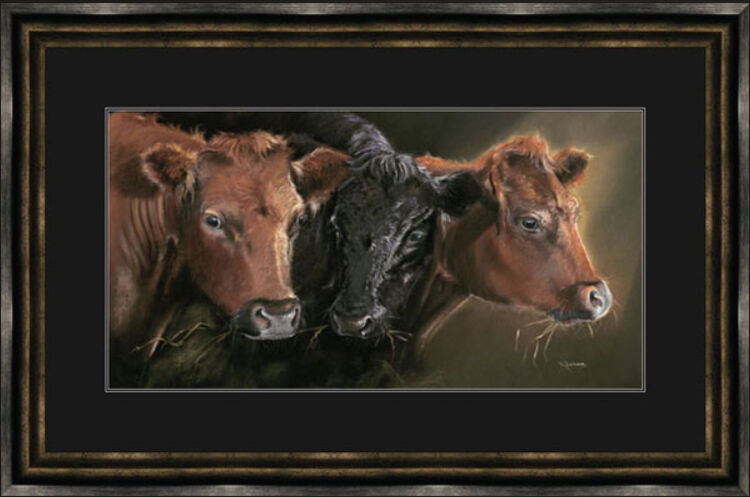 Dinner Ladies Framed Limited Edition Art Print by Kay Johns