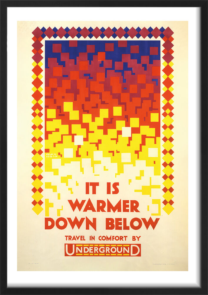 It Is Warmer Down Below, 1924 Framed Art Print by Austin Cooper