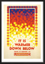It Is Warmer Down Below, 1924 Framed Art Print by Austin Cooper