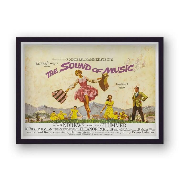 The Sound of Music Vintage Movie Poster