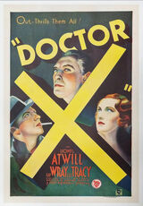 Doctor X Vintage Movie Poster