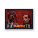 Pulp Fiction Reworked Vintage Movie Poster