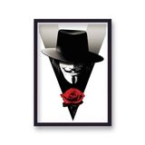 V For Vendetta Alternative Vintage Movie Poster