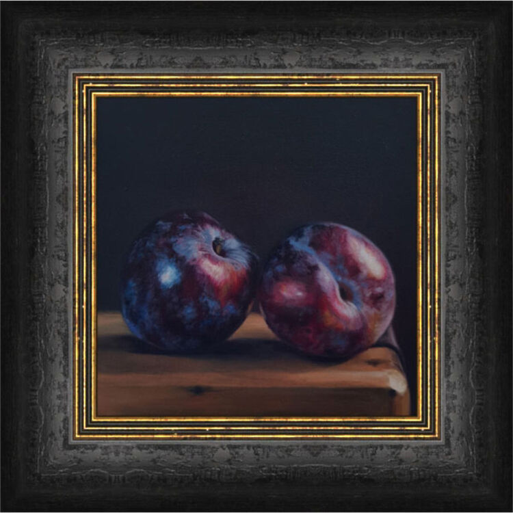 Blooming Plums Framed Limited Edition Art Print by Sarah Eden