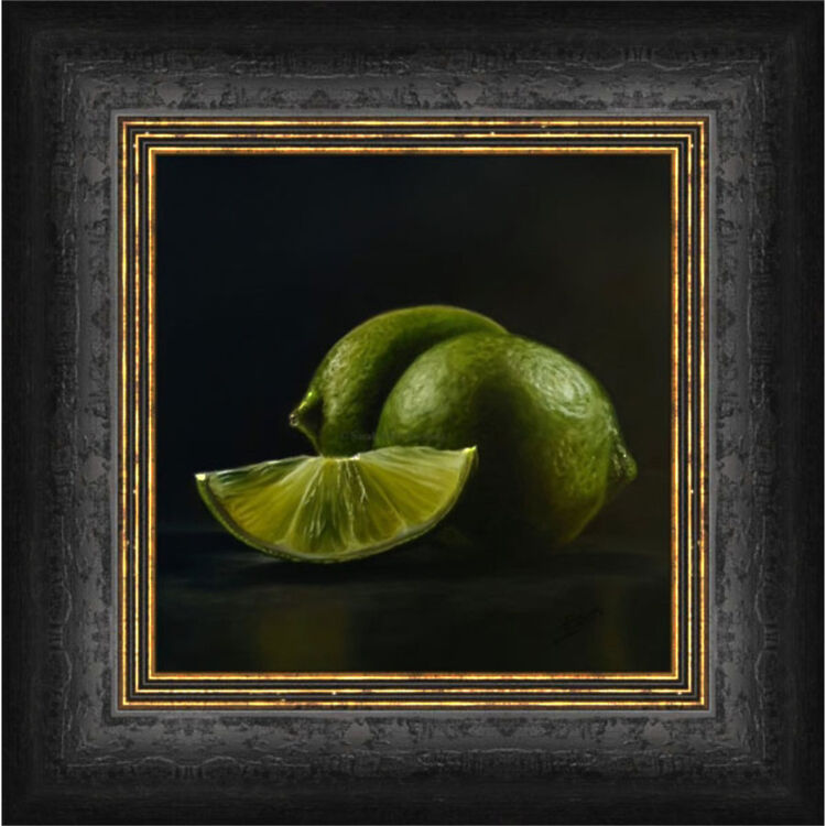 Lime Lights Framed Limited Edition Art Print by Sarah Eden