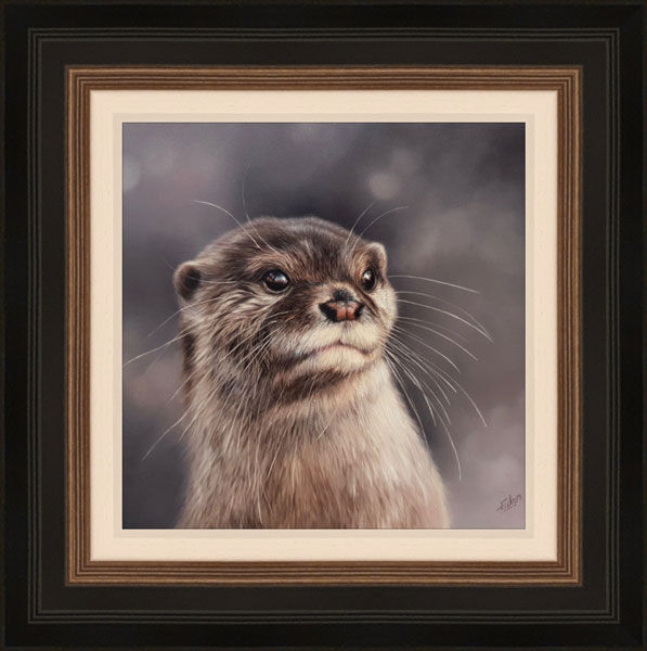 The Lookout - Otter Framed Limited Edition Art Print by Sarah Eden