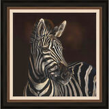 Zuri - Zebra Framed Limited Edition Art Print by Sarah Eden