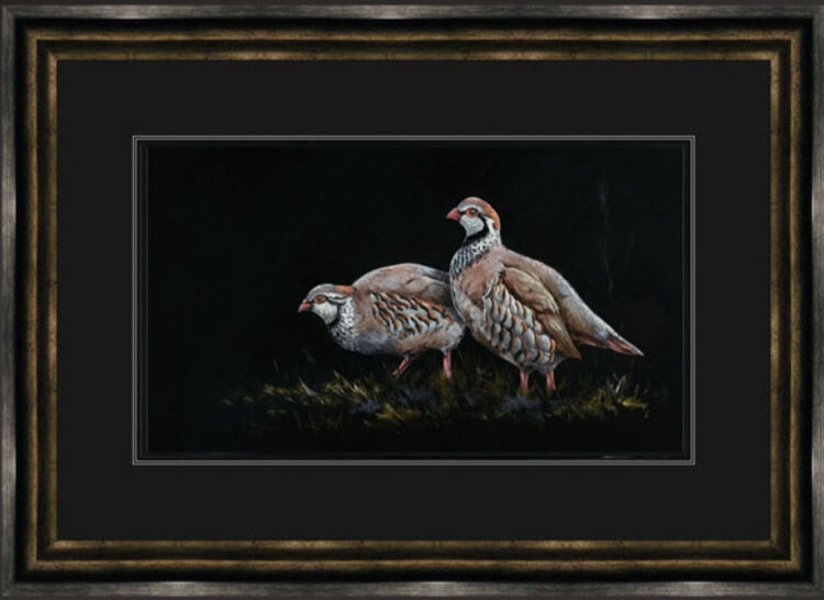 Red Legs Framed Limited Edition Art Print by Kay Johns