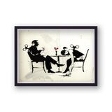 Blur - Out of Time Framed Art Print by Banksy