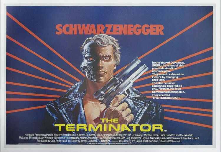 The Terminator Vintage Movie Poster