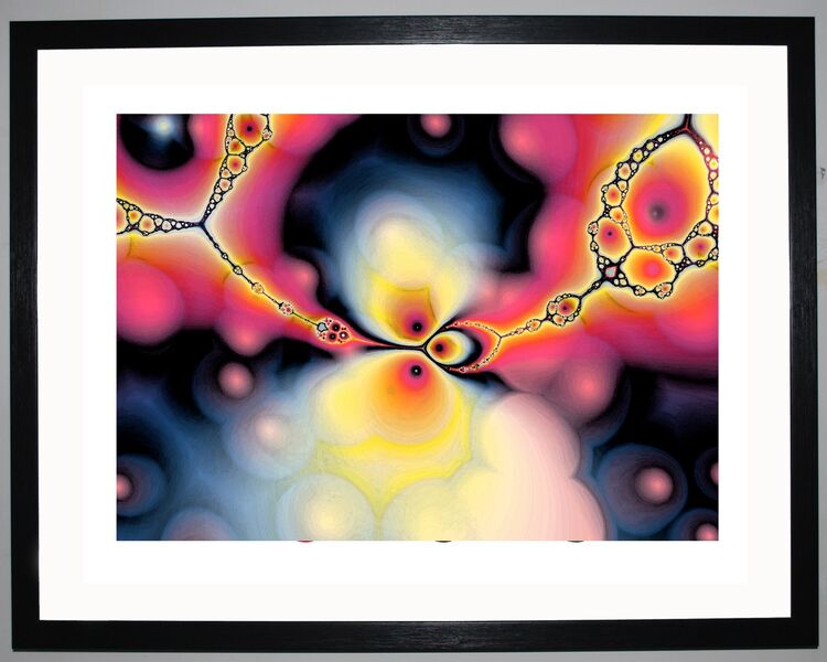 Bubbles I Framed Art Print by Chris Sabian