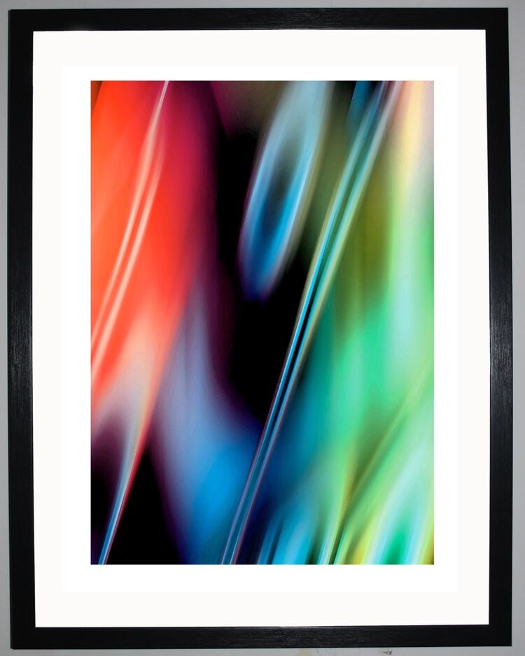 Flowing Framed Art Print by Chris Sabian