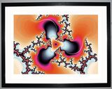 Ice Scars Framed Art Print by Chris Sabian
