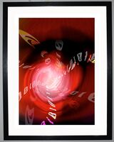 Into the Abyss Framed Art Print by Chris Sabian