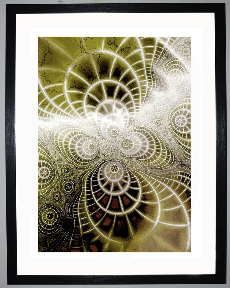 Mossaic Framed Art Print by Chris Sabian