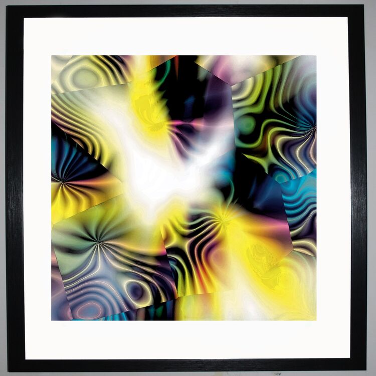 Odd Squares Framed Art Print by Chris Sabian