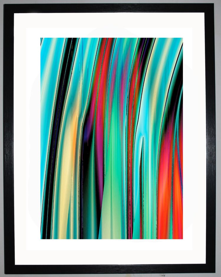 Stripes Framed Art Print by Chris Sabian