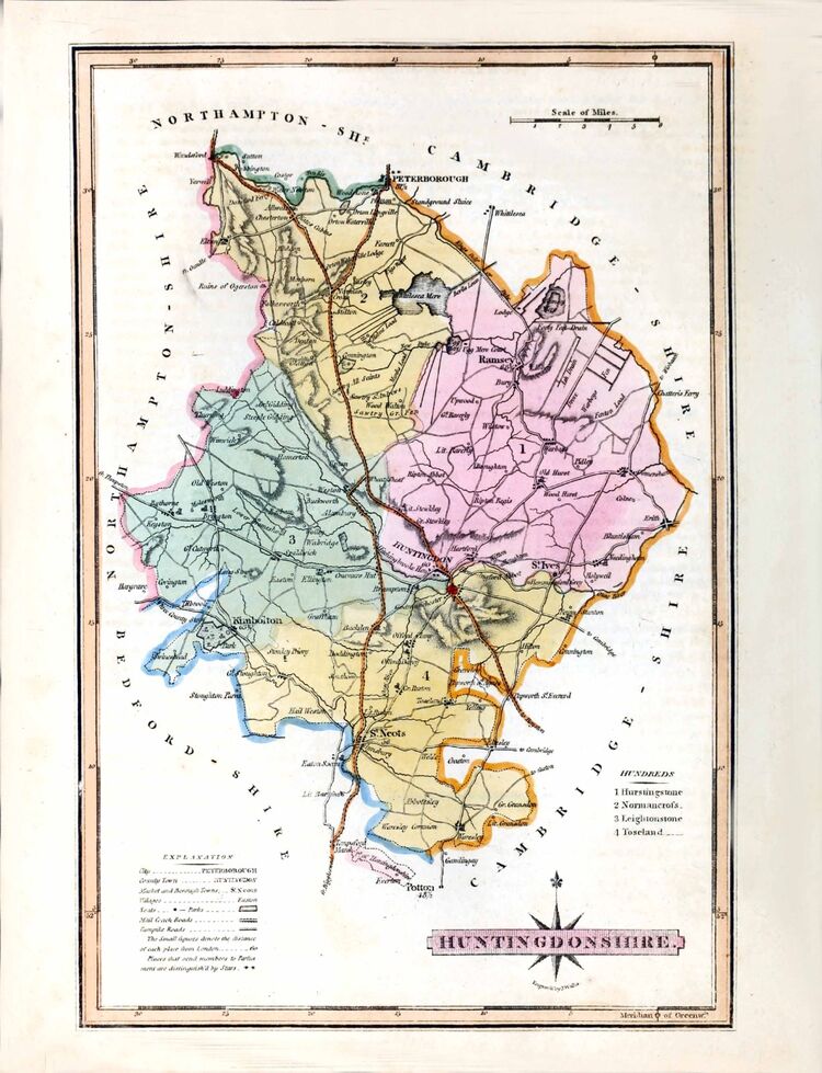 Huntingdonshire Framed Art Print by George Ellis