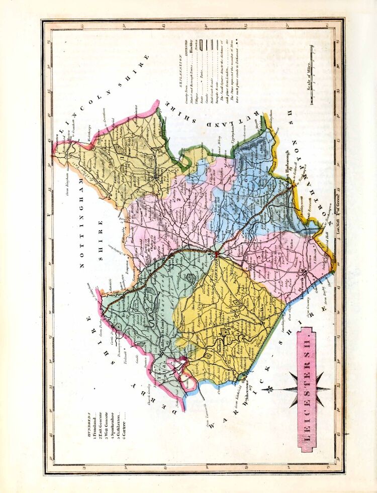 Leicestershire Framed Art Print by George Ellis