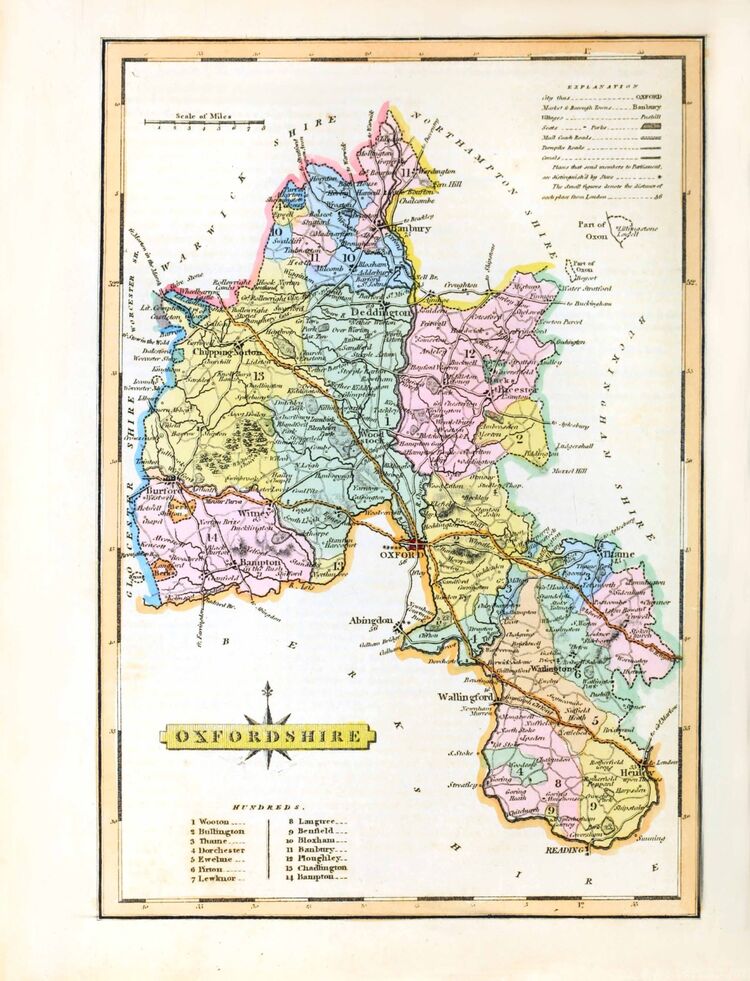 Oxfordshire Framed Art Print by George Ellis
