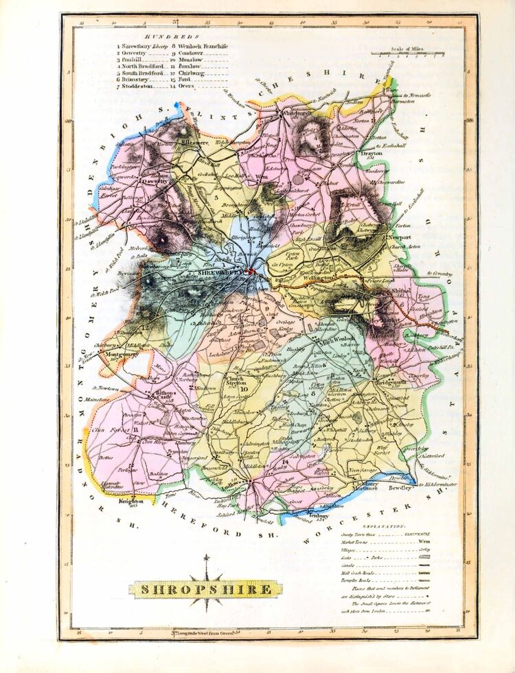 Shropshire Framed Art Print by George Ellis