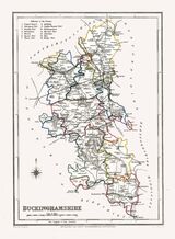Buckinghamshire Framed Art Print by Samuel Lewis