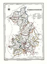 Cambridgeshire Framed Art Print by Samuel Lewis