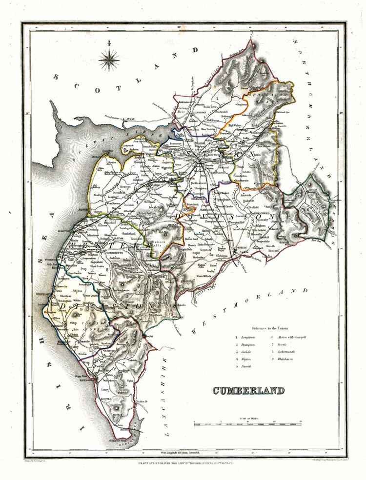 Cumberland Framed Art Print by Samuel Lewis