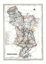 Derbyshire Framed Art Print by Samuel Lewis