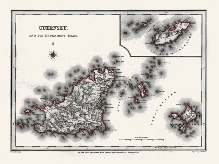 Guernsey Framed Art Print by Samuel Lewis