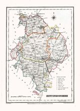 Huntingdonshire Framed Art Print by Samuel Lewis