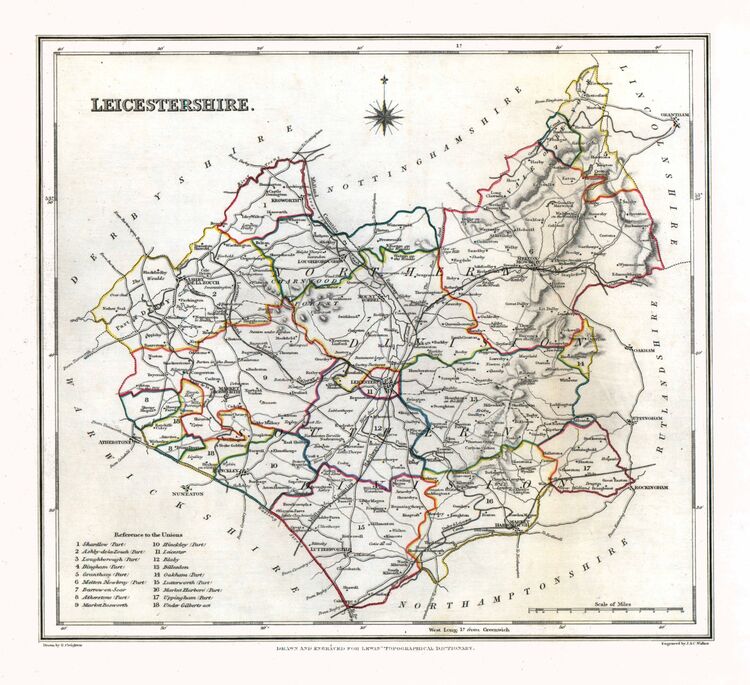 Leicestershire Framed Art Print by Samuel Lewis
