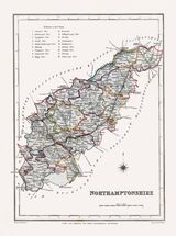 Northamptonshire Framed Art Print by Samuel Lewis