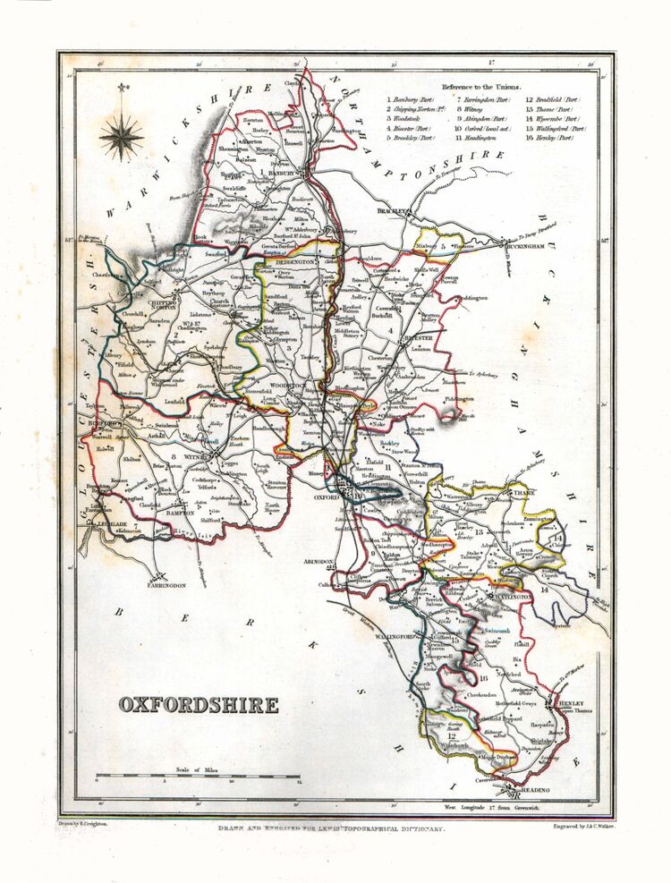 Oxfordshire Framed Art Print by Samuel Lewis