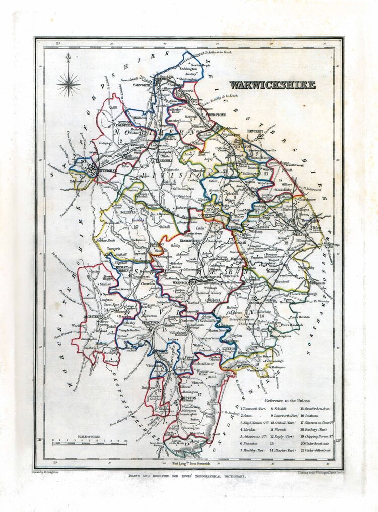 Warwickshire Framed Art Print by Samuel Lewis