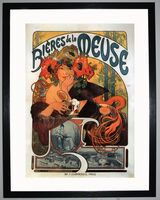 The Arts: Dance Framed Art Print by Alphonse Mucha