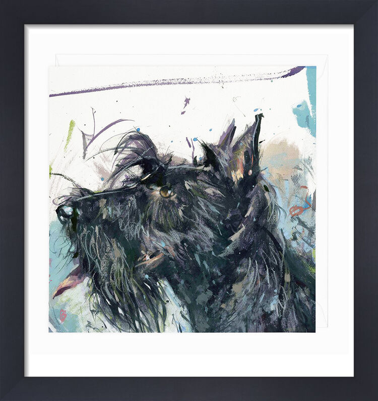 Scottish Terrier Framed Art Print by James Bartholomew
