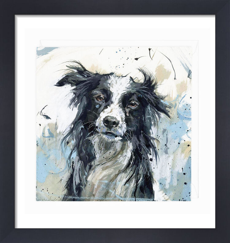 Border Collie Framed Art Print by James Bartholomew
