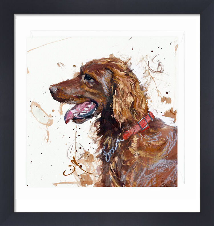 Red Setter Framed Art Print by James Bartholomew
