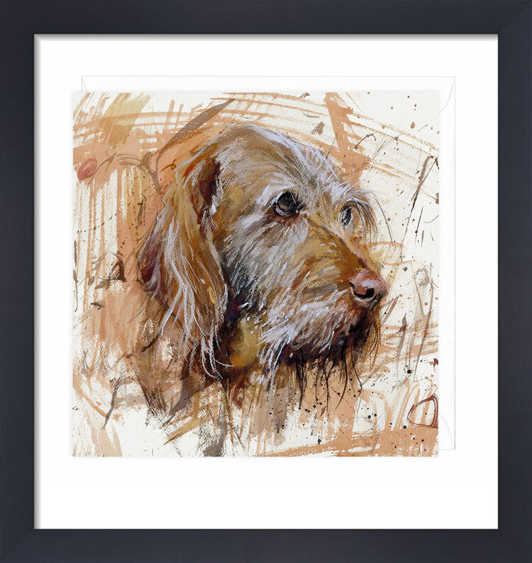 Wirehaired Vizsla Framed Art Print by James Bartholomew