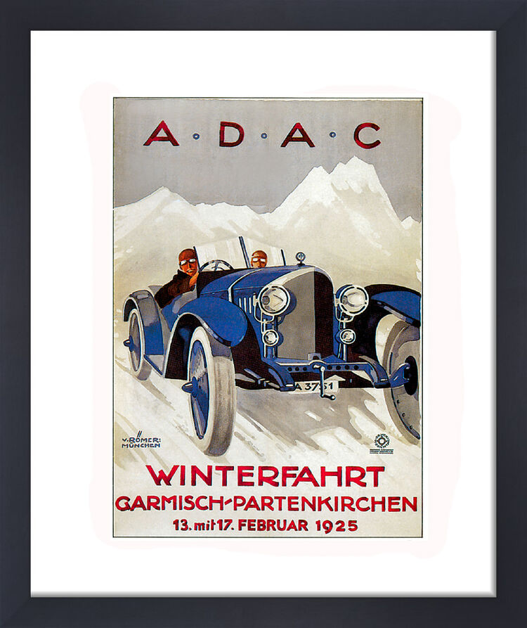 ADAC Framed Art Print by Vintage Cars