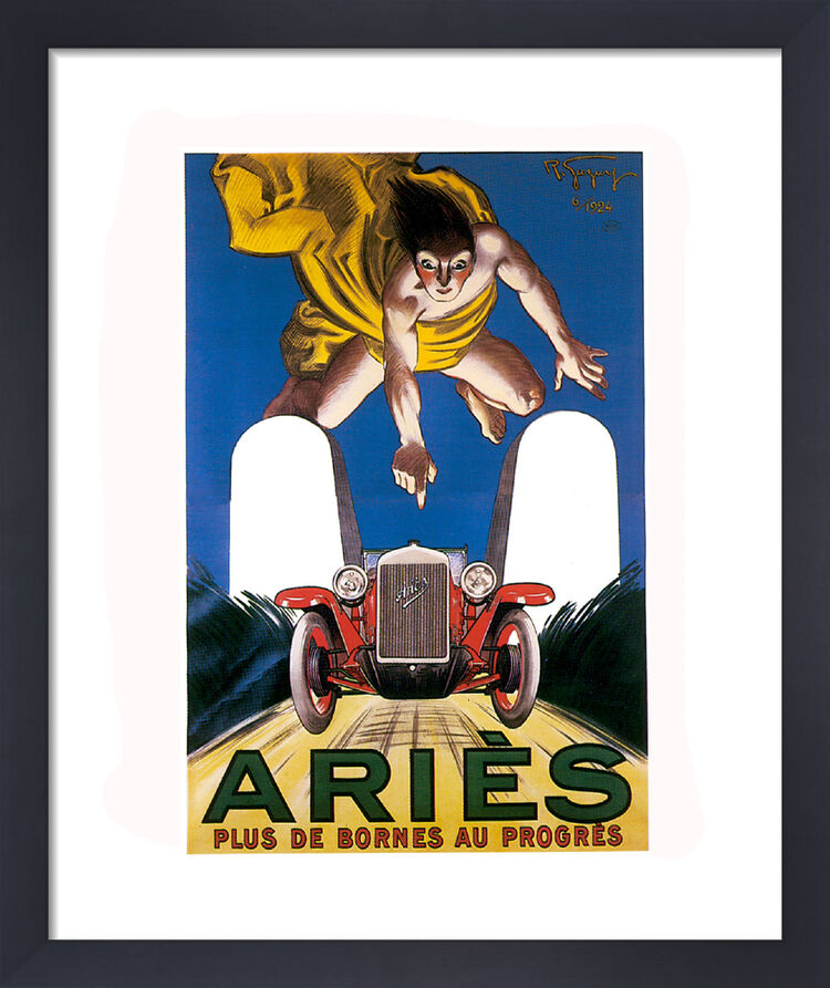 Aries Framed Art Print by Vintage Cars
