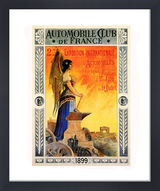 Automobile Club 1899 Framed Art Print by Vintage Cars