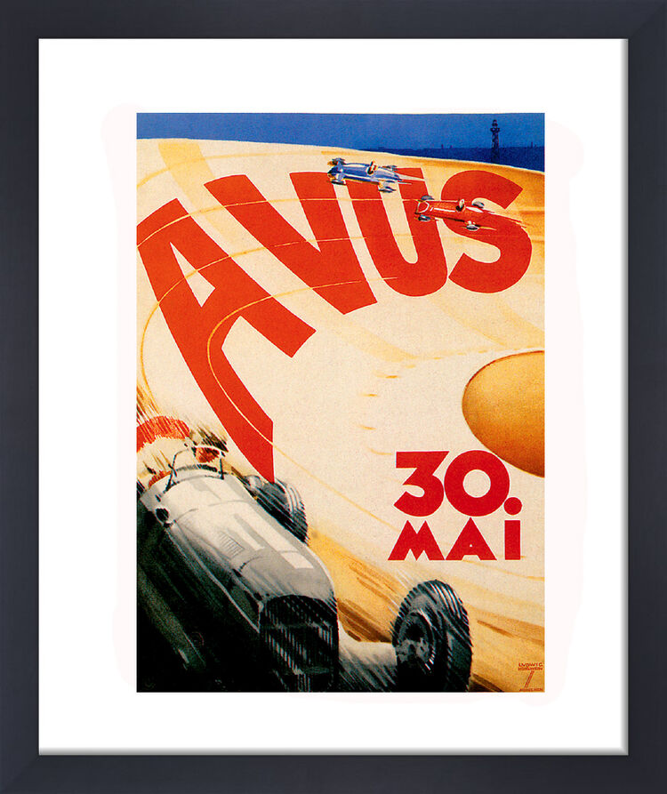 Avus Framed Art Print by Vintage Cars