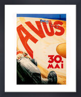 Avus Framed Art Print by Vintage Cars