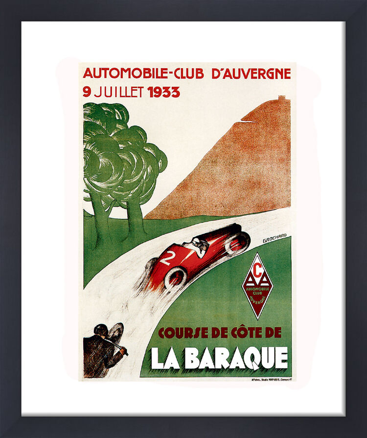 Automobile Club D'Auvergne Framed Art Print by Vintage Cars
