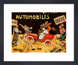 Automobiles Barre Framed Art Print by Vintage Cars