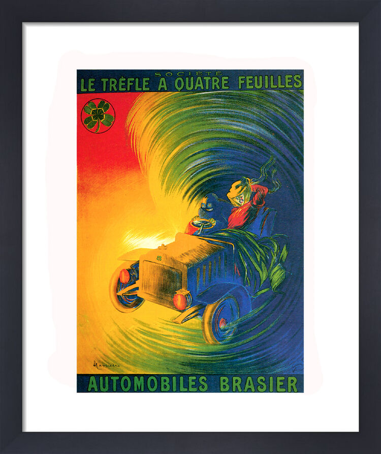 Automobile Brasier Framed Art Print by Vintage Cars