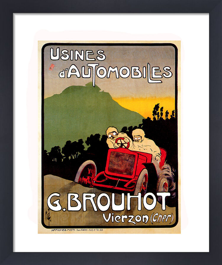 Usines D'Automobiles Framed Art Print by Vintage Cars